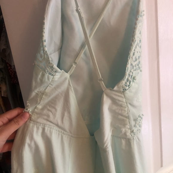 Light blue lace dress - Picture 3 of 4